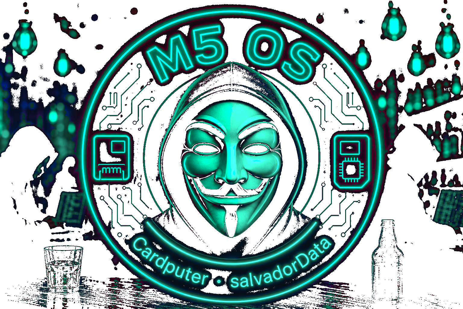 M5 OS for M5Stack Cardputer - Hacker Planet Cardputer launcher logo
